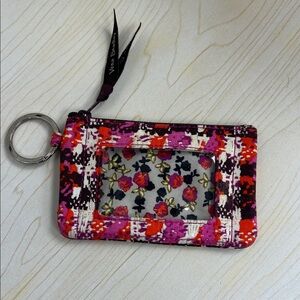 Vera Bradley Floral ID Case - Pink and Purple